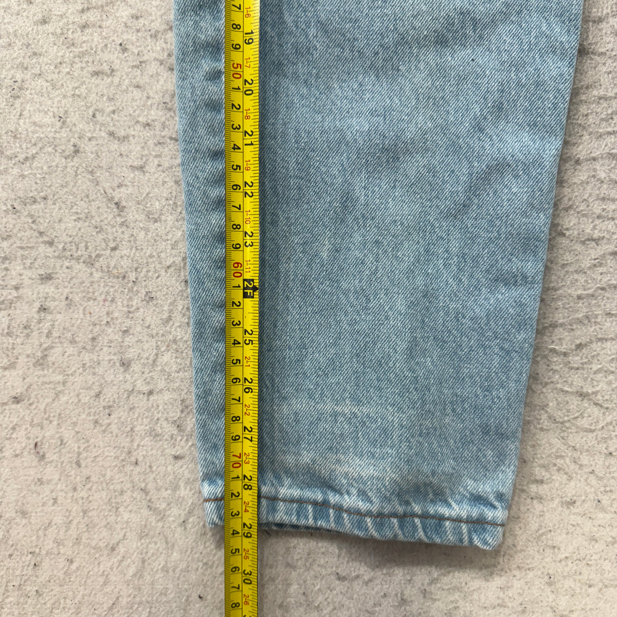 Chic Vintage High Waist Light Wash Jeans USA Size 10 photo 5