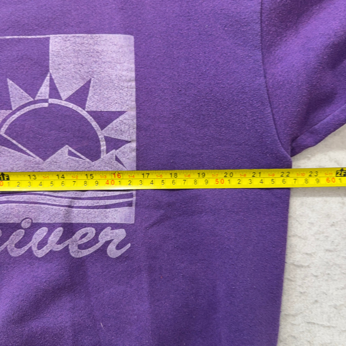 Lee Vintage Sunriver Purple Crewneck Sweatshirt USA Size L photo 4
