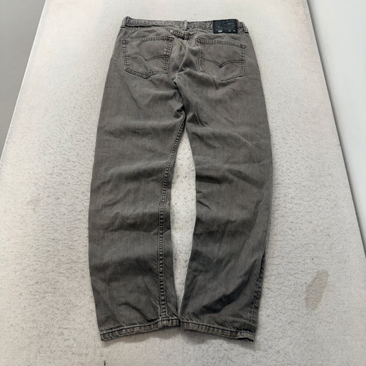Levis 508 Regular Taper Gray Jeans Size 33x32 photo 2