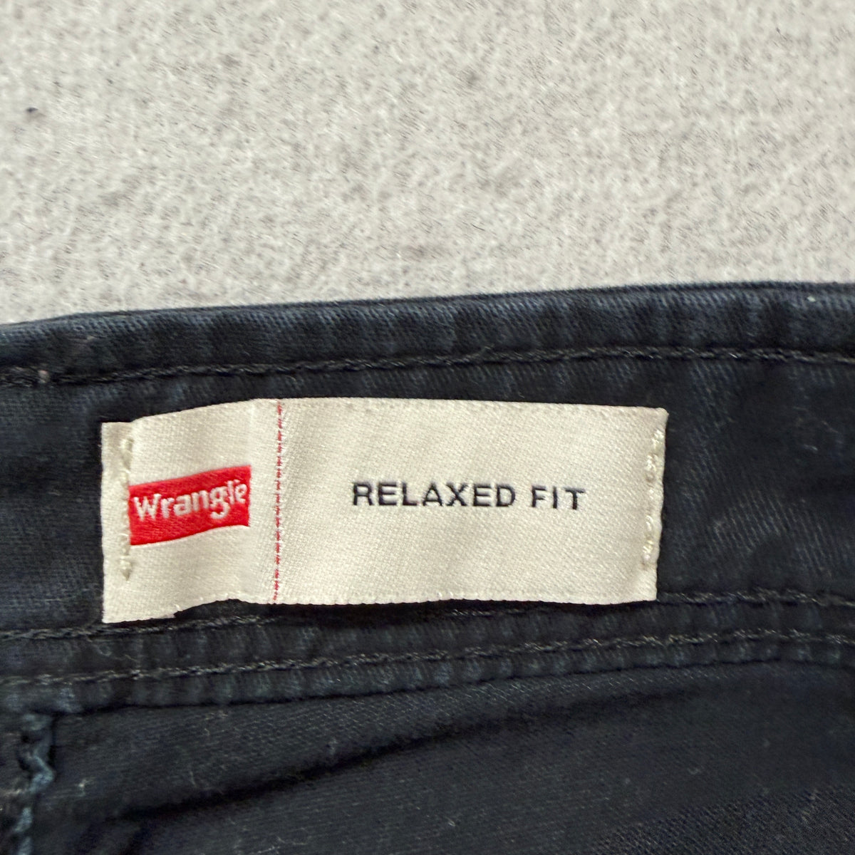 Wrangler Relaxed Fit Cargo Pants Men's Black Cotton Stretch Utility Size 32x32 photo 3