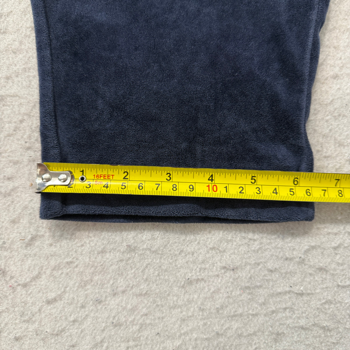 Polo Ralph Lauren Men's Navy Blue Velvet Straight Lounge Pants Sleepwear Size M