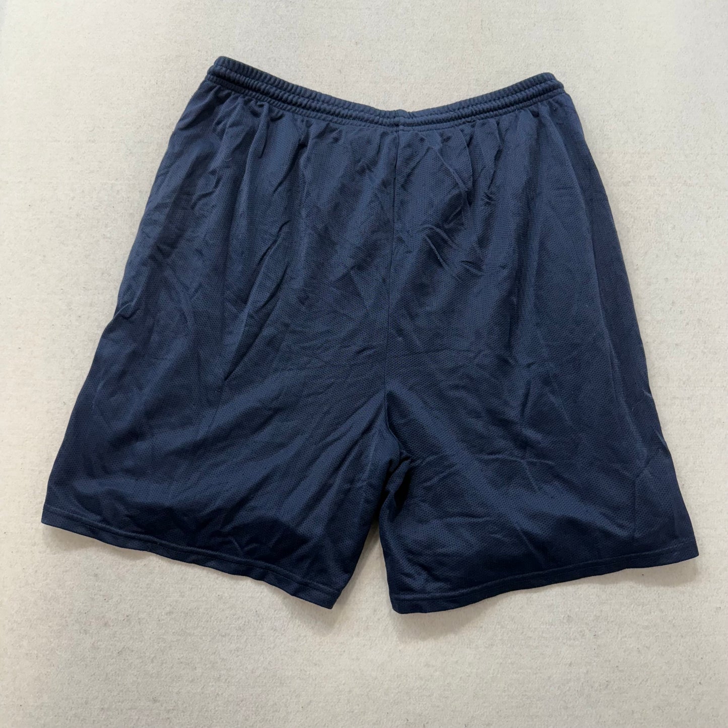 Nike Dri-FIT Men's Navy Blue Polyester Mesh Athletic Shorts Performance Size 2XL