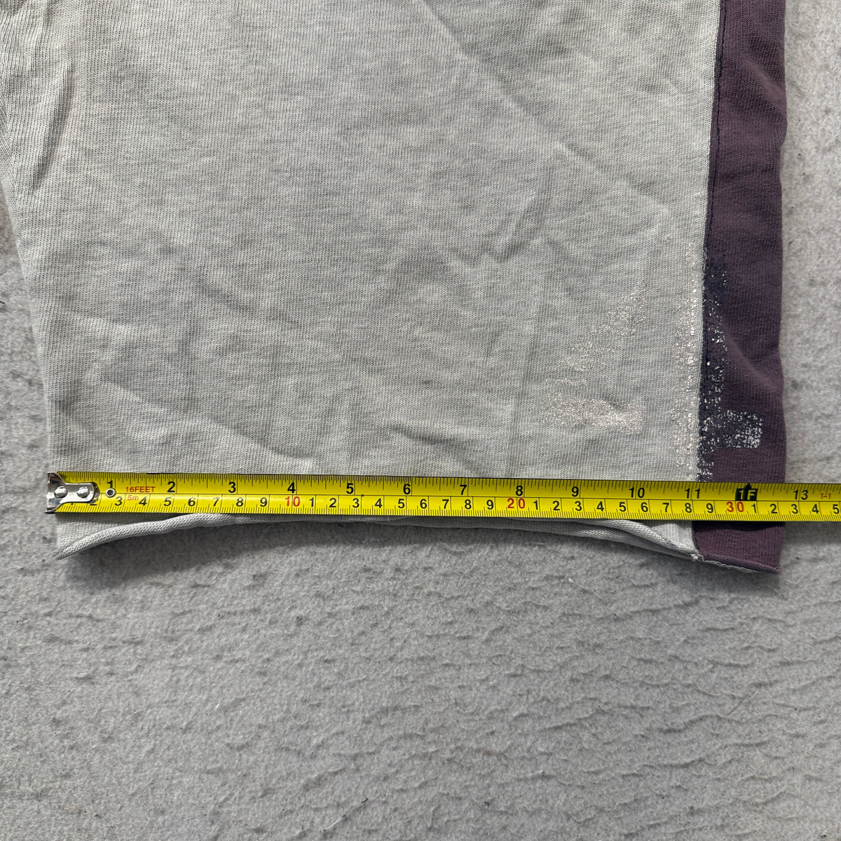 Vintage American Eagle Sweat Shorts Men's Heather Gray Side Stripe Size L photo 6
