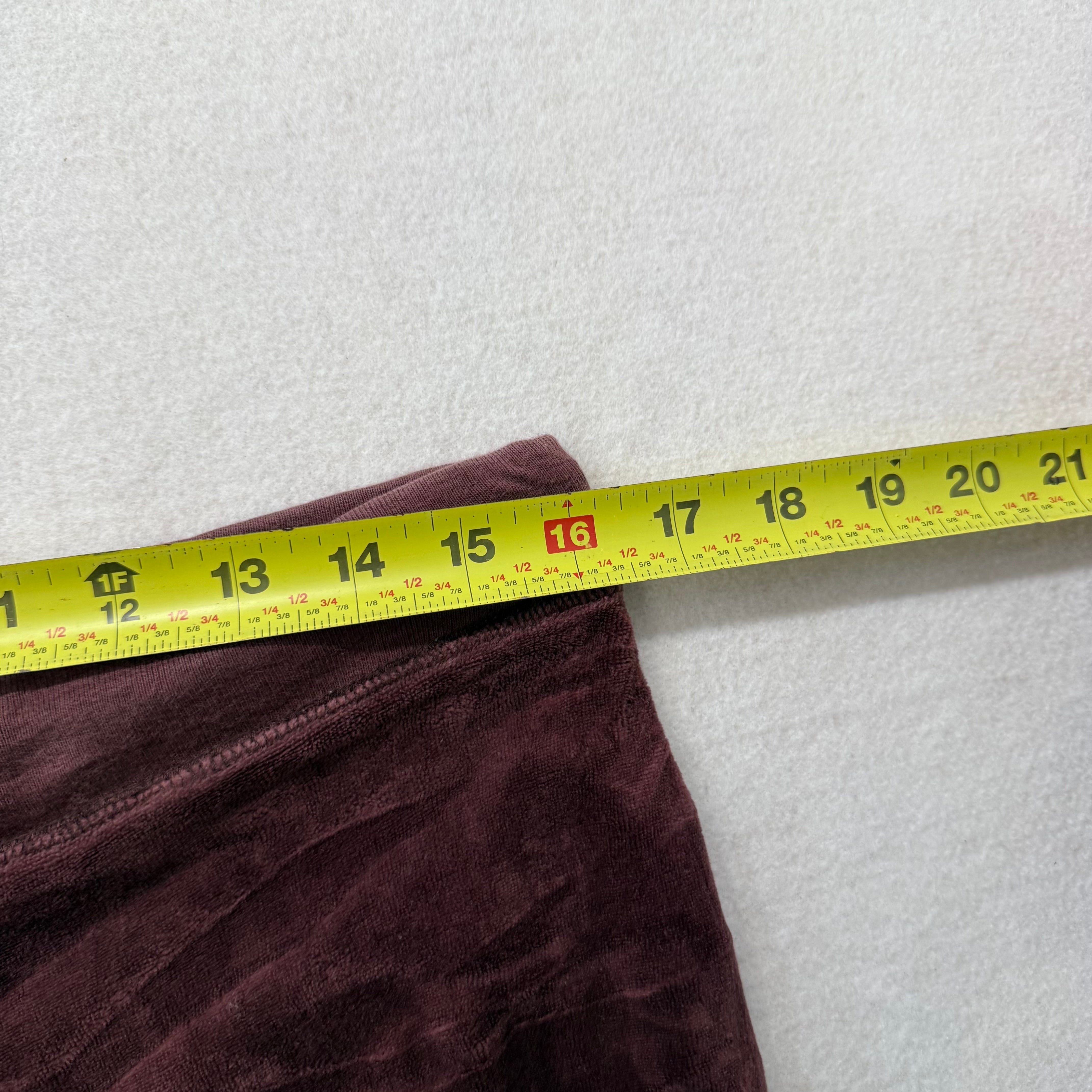 2003 Vintage Juicy Couture brown drawstring flare pants size L