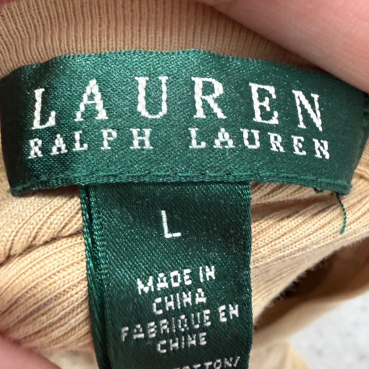 Lauren Ralph Lauren top brand tag