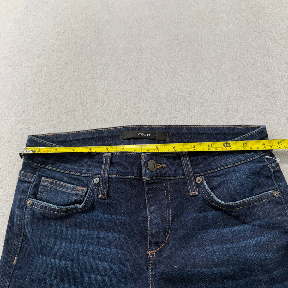 Joe's Jeans Skinny Bootcut Women's Blue Dark Wash Denim Jeans Stretch Size W27