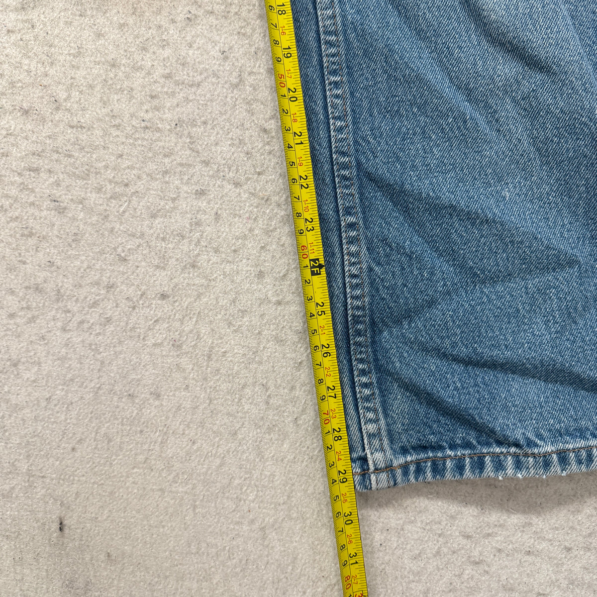 L.L.Bean Standard Fit Light Wash Jeans Size 34x30 photo 6