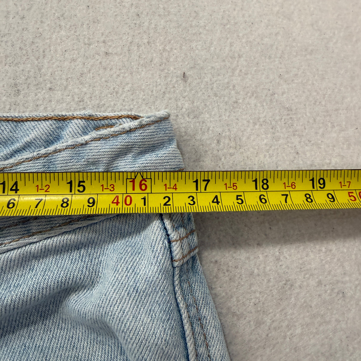 Empyre Men's Blue Denim Jeans Baggy Fit Zip-Fly Pockets Classic Logo Size 30
