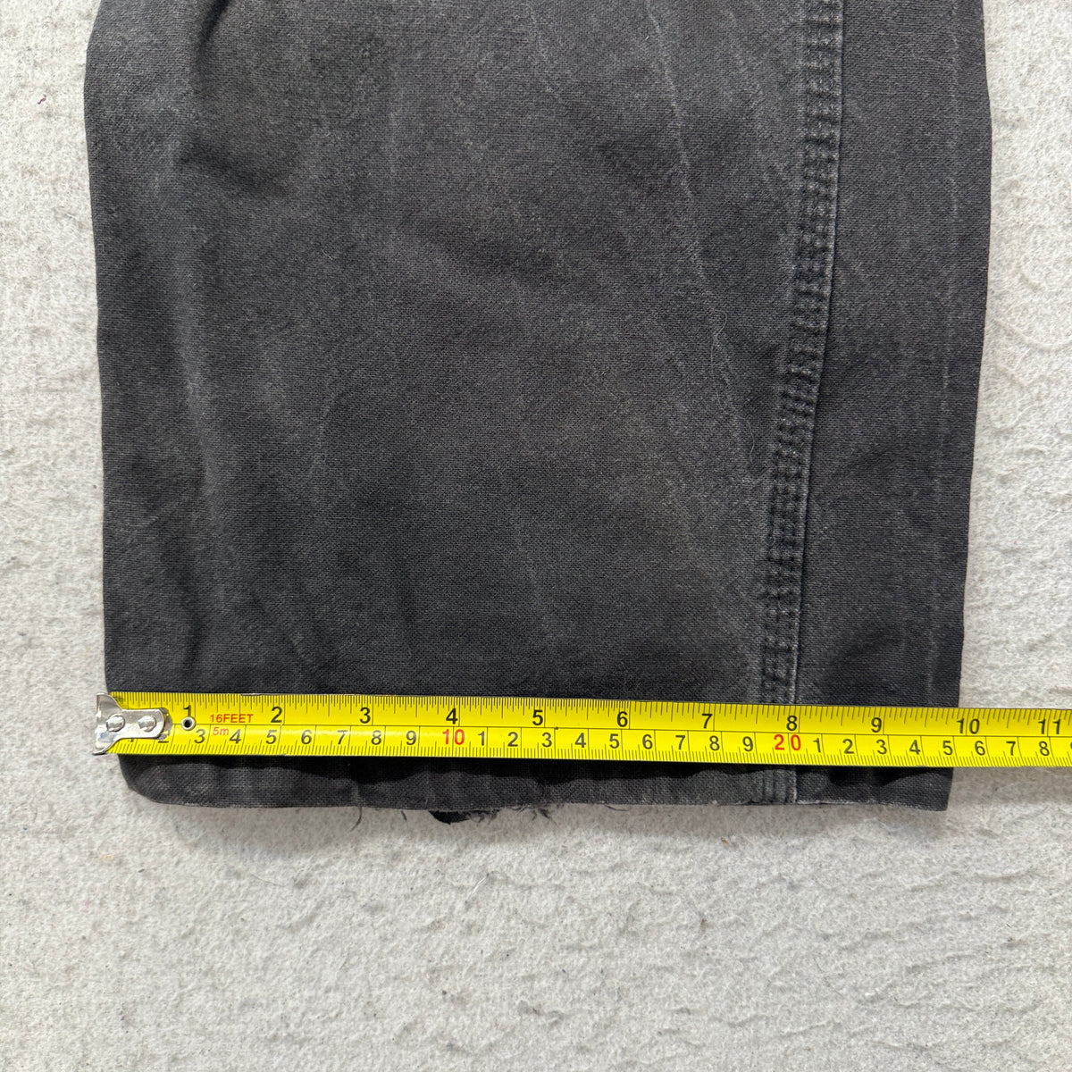 Dickies Carpenter Jeans Men's Black Washed Denim Relaxed Workwear Size 42 photo 6