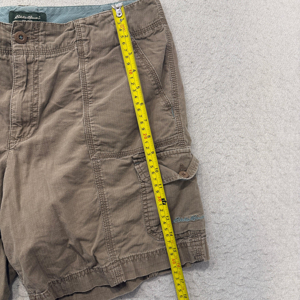 Eddie Bauer Womens Cargo Shorts Brown Size 10 photo 6