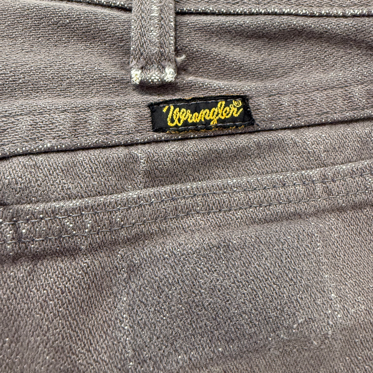 Wrangler Vintage Gray Denim Jeans USA Size 31x34 photo 7
