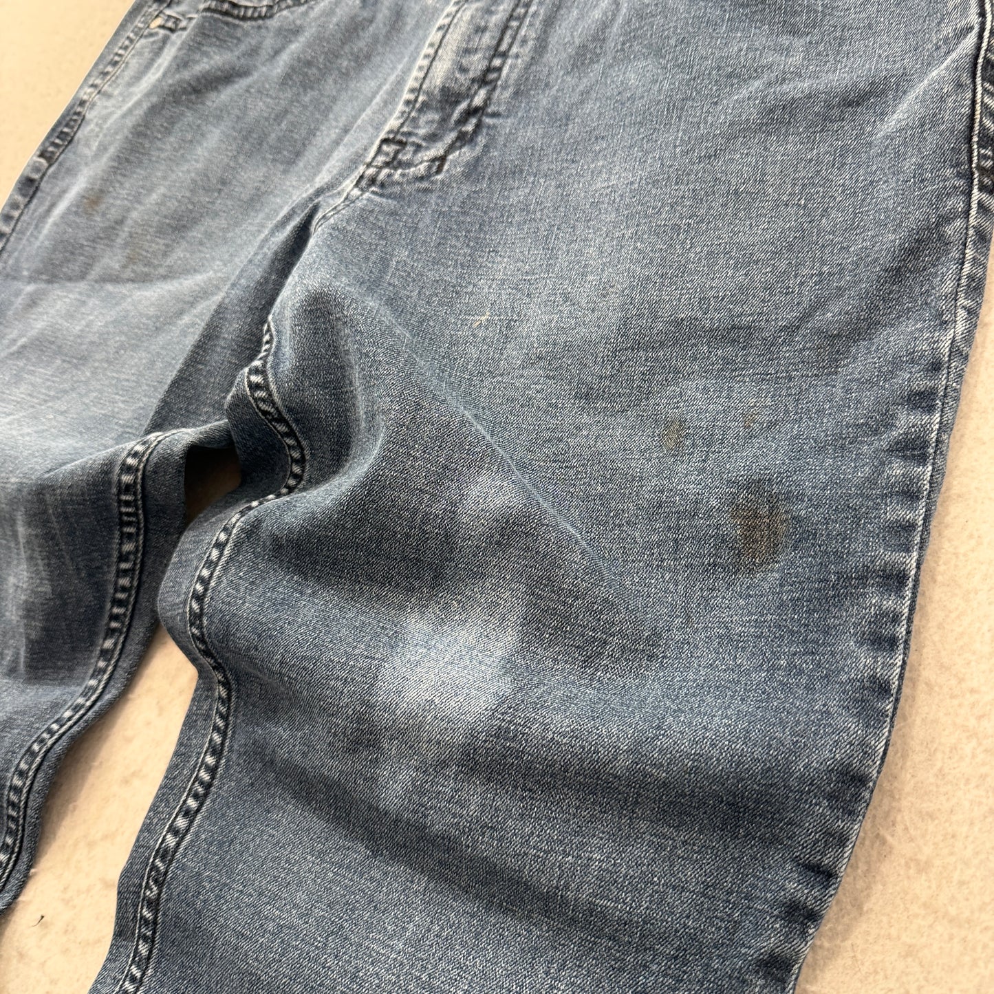 Buffalo David Bitton Jackson-X Men's Blue Denim Jeans Zip-Fly Stretch Size 36x30