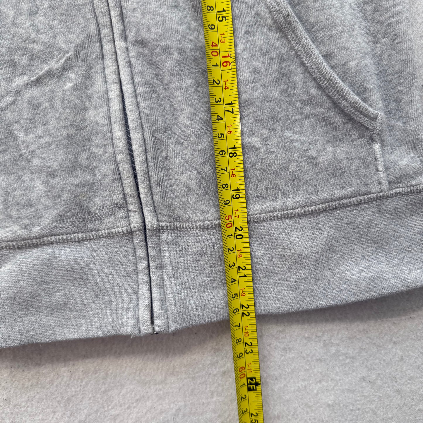 Juicy Couture Women's Heather Gray Velour Zip Up Hoodie Graphic Logo Y2K Size S