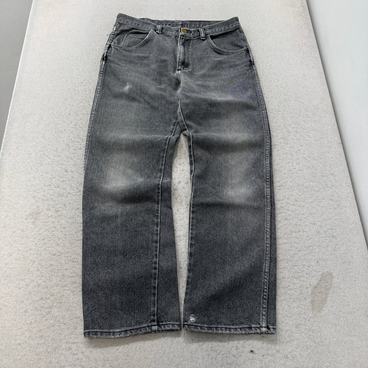 Wrangler Vintage Gray Denim Jeans USA Size 33x30 photo 1