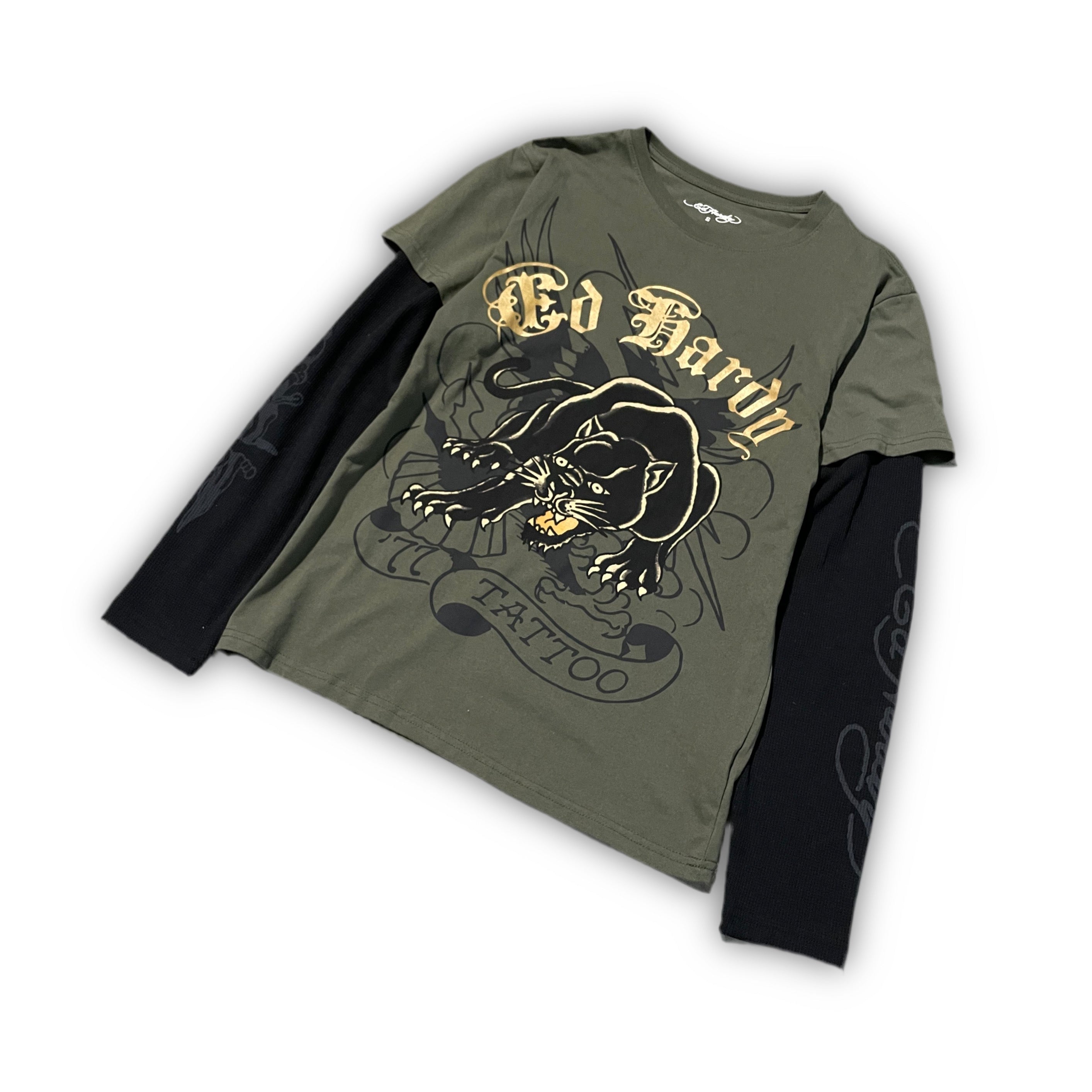 Ed Hardy “Panther” Thermal Tee