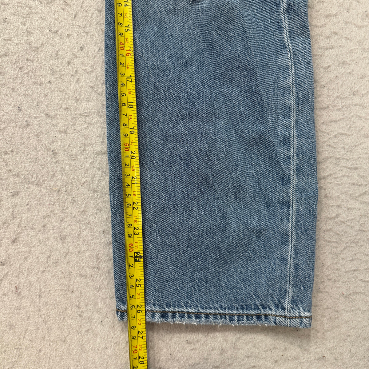 Levis Ribcage Straight Ankle Distressed Jeans Size 25 photo 5