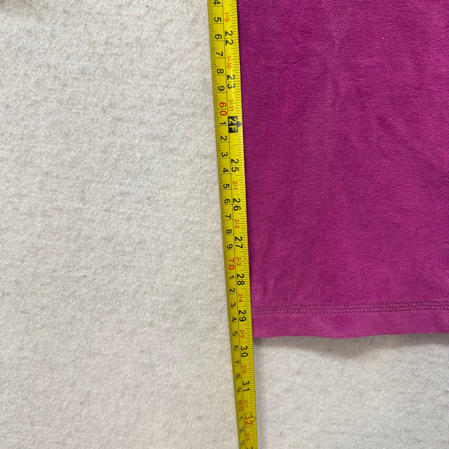 Vintage Juicy Couture Women's Magenta Velour Flared Track Pant Loungewear Size L