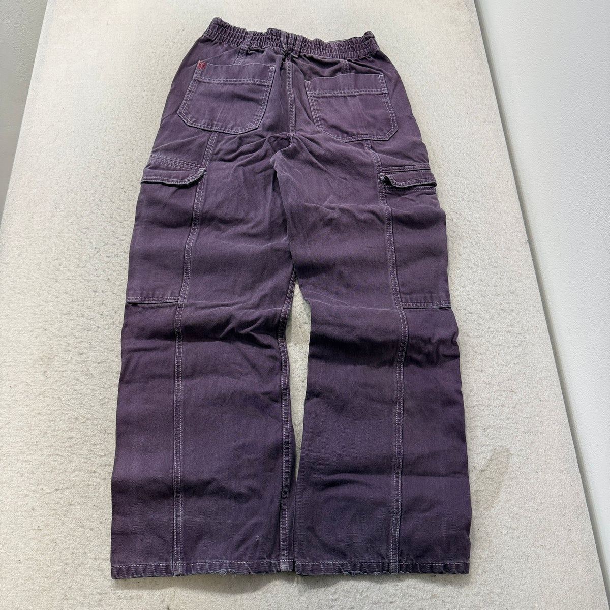 BDG Urban Outfitters Cargo Pants Women's Purple Wide Leg Utility Size 30 photo 2