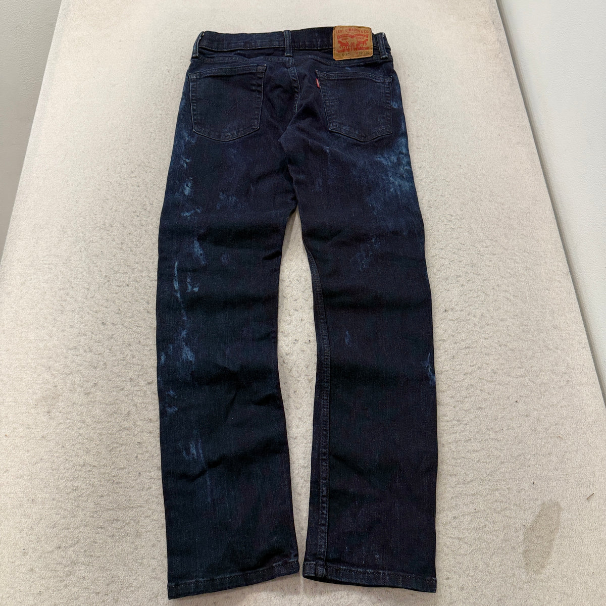 Levi's 511 Slim Fit Jeans Men's Dark Wash Blue Denim Five Pocket Size 32x32 photo 2