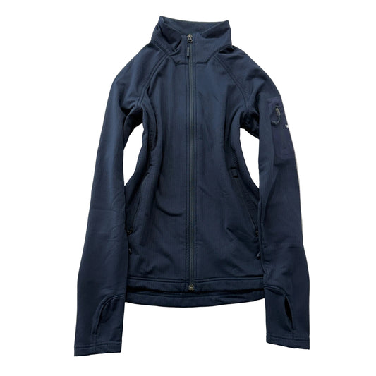 The North Face Womens Navy Grid Fleece Full Zip Jacket Size S photo 1