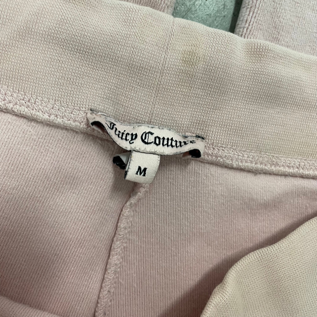 Pink Velour Juicy Couture Flared Pants w/ Rare Design SIZE M