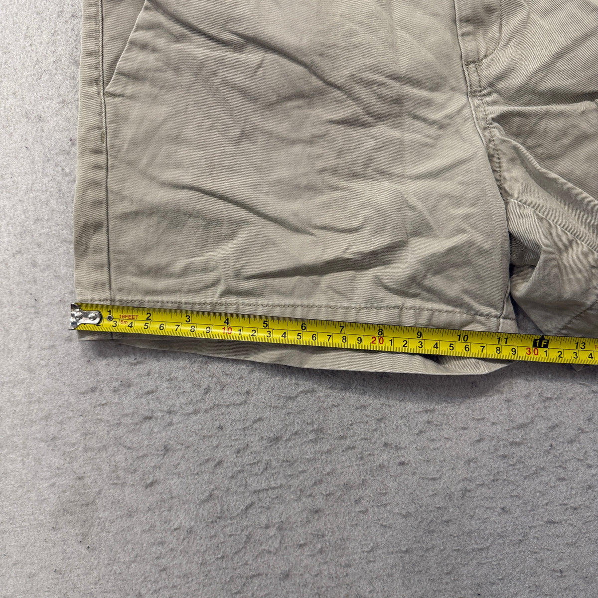 Merona Womens Khaki Chino Shorts Size 10 photo 6