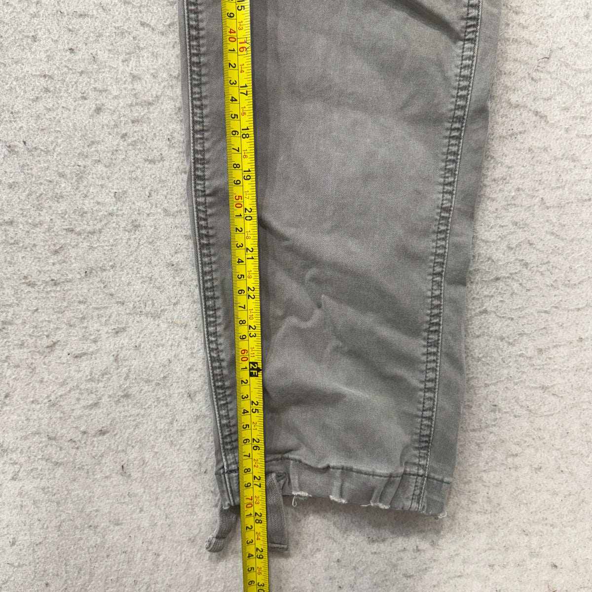 American Eagle Cargo Pants Men's Gray Utility Pockets Jogger Cuff Size 30x32 photo 6