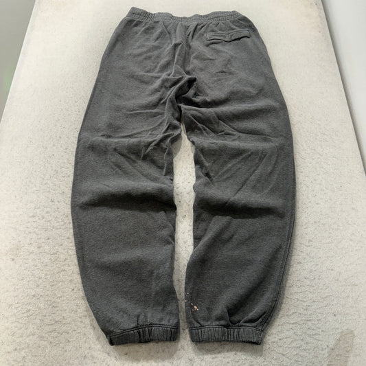Nike Fleece Sweatpants Men's Gray Swoosh Cuffed Drawstring Size S photo 2