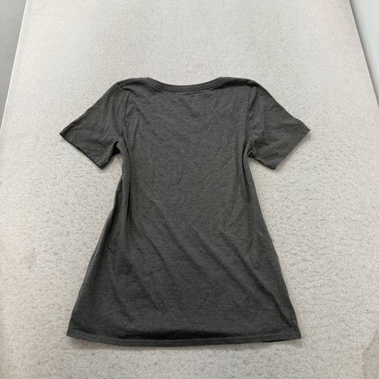 Nike Tee charcoal geometric swoosh tee back