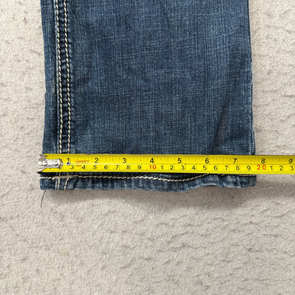 Adiktd Embellished Pocket Boot Cut Jeans Medium Wash Size 4 photo 7