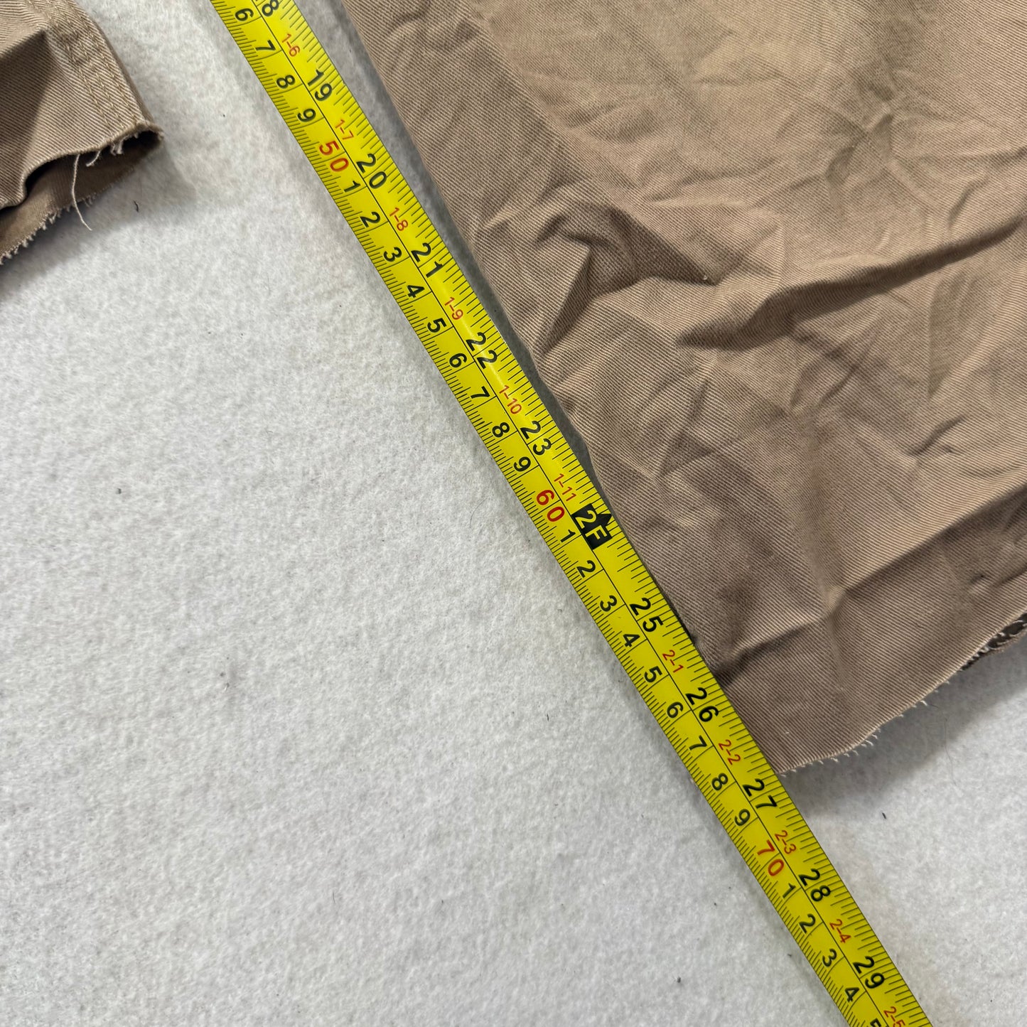 Carhartt Men's Beige Cotton Relaxed Fit Carpenter Pants Tool Pockets Waist 44