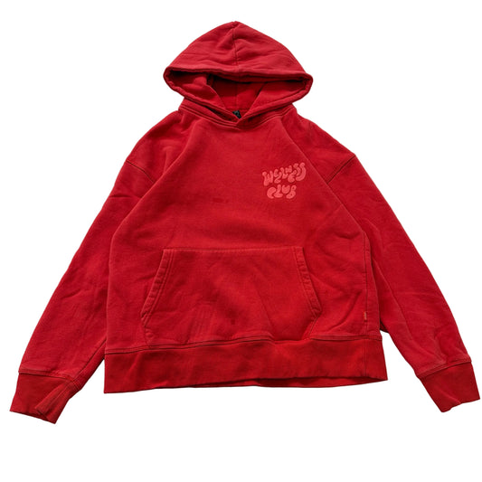 Cotton On Body Wellness Club Women's Red Pullover Hoodie Pockets Classic Size S