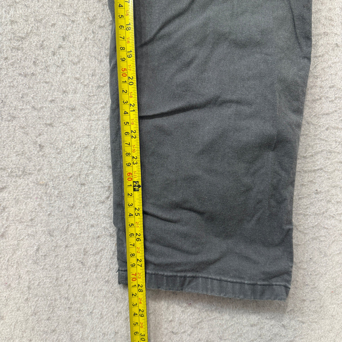 Wrangler Regular Taper Cargo Pants Men's Gray Cotton Utility Pockets Size 42 photo 5