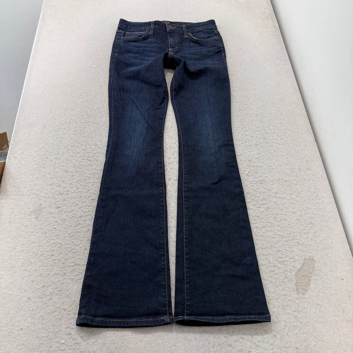Joe's Jeans Skinny Bootcut Women's Blue Dark Wash Denim Jeans Stretch Size W27