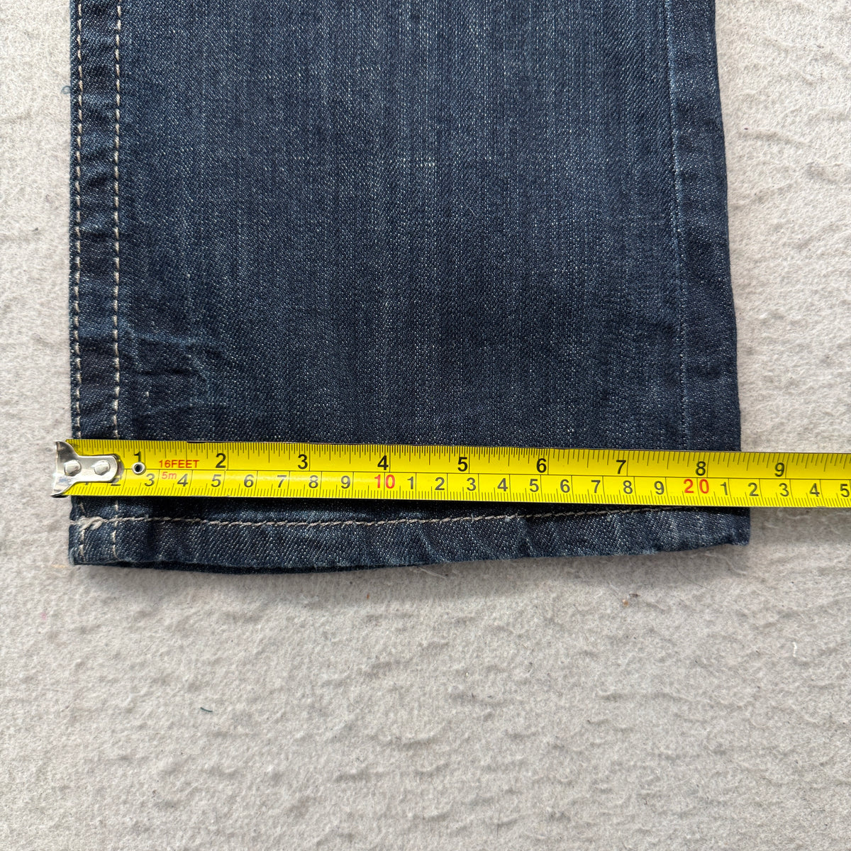 Miss Me Women's Blue Denim Dark Wash Bootcut Jeans Embellished Pockets Size 30