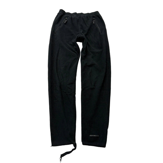 Nike Men's Black Fleece Sweatpants Zippered Pockets Drawcord Hem Logo Size S