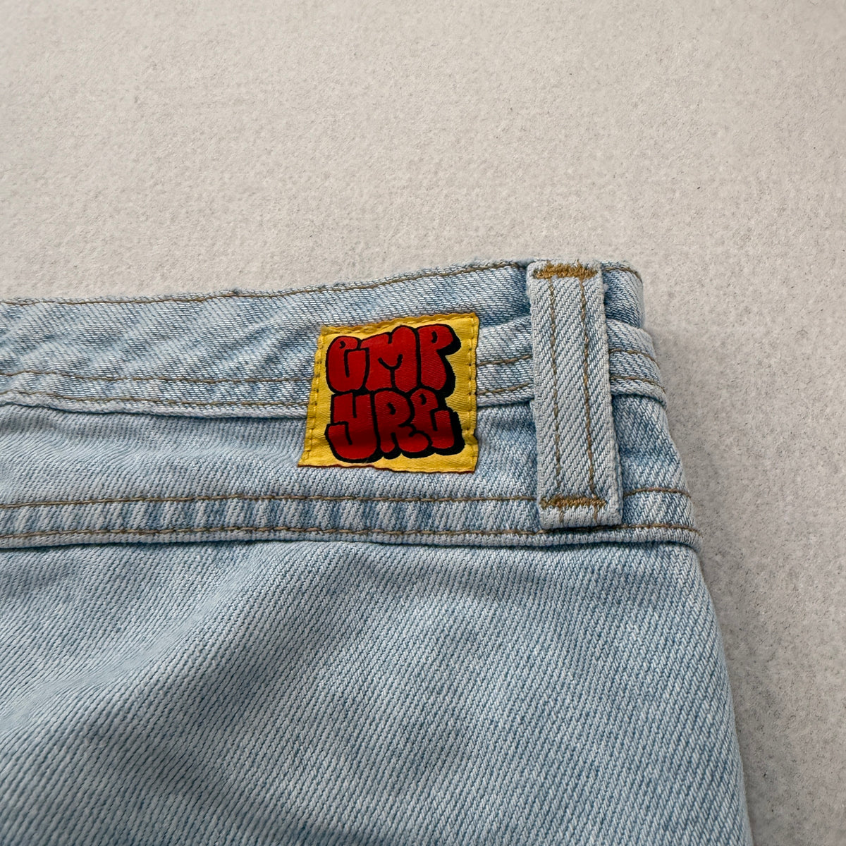 Empyre Men's Blue Denim Jeans Baggy Fit Zip-Fly Pockets Classic Logo Size 30