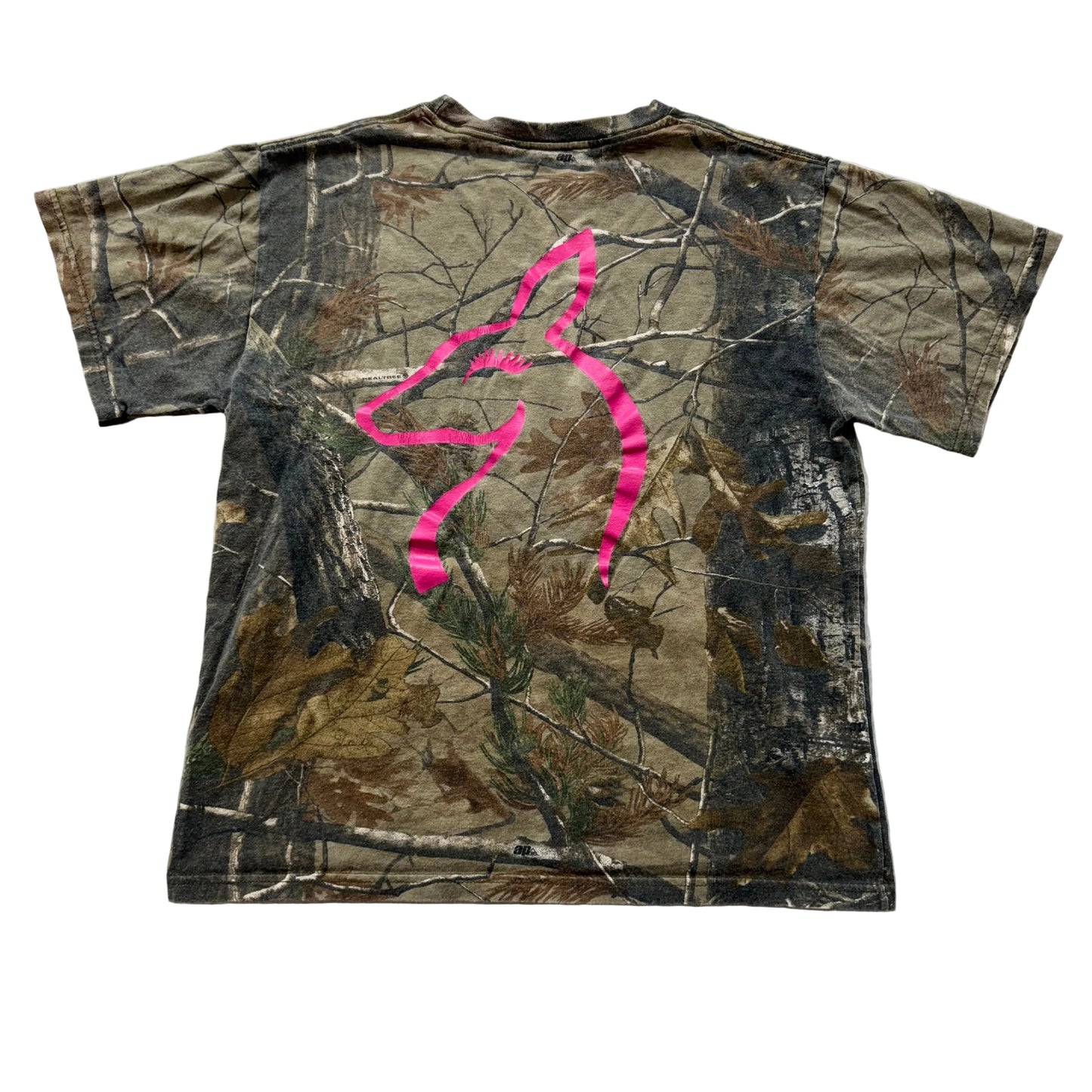 Russell Outdoors Men's Realtree Cotton T-Shirt Short Sleeves Crewneck Y2K Size S