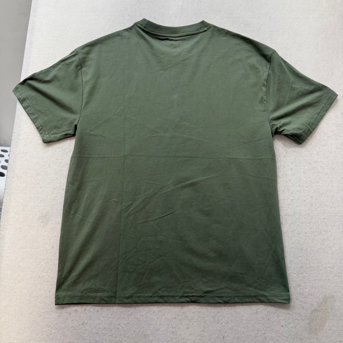 Ed Hardy Men's Olive Green Cotton T-Shirt Crouching Panther Graphic Tee Size M