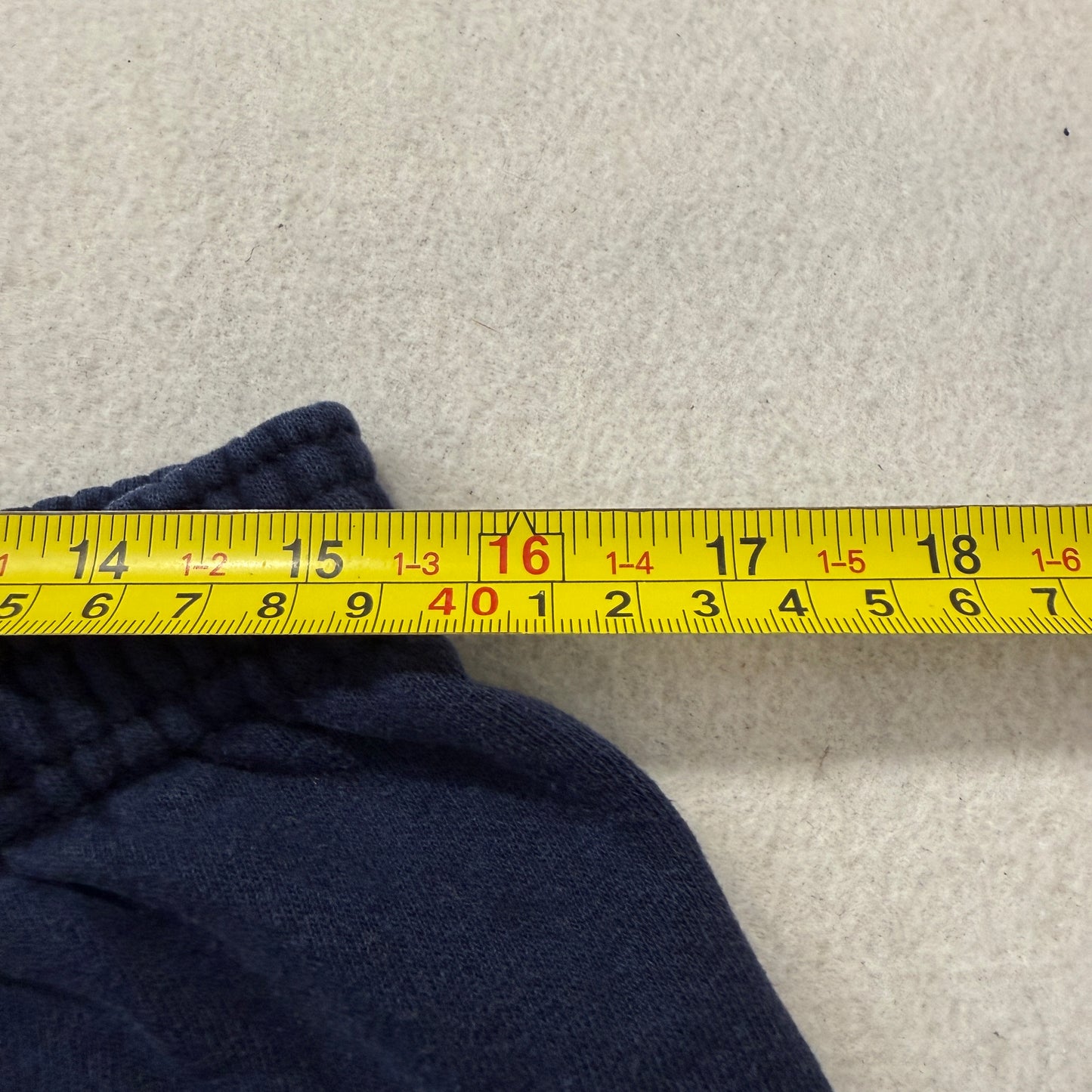Vintage Cheetah Women's Fleece Navy Blue Sweatpants Pockets Made In USA Size XL