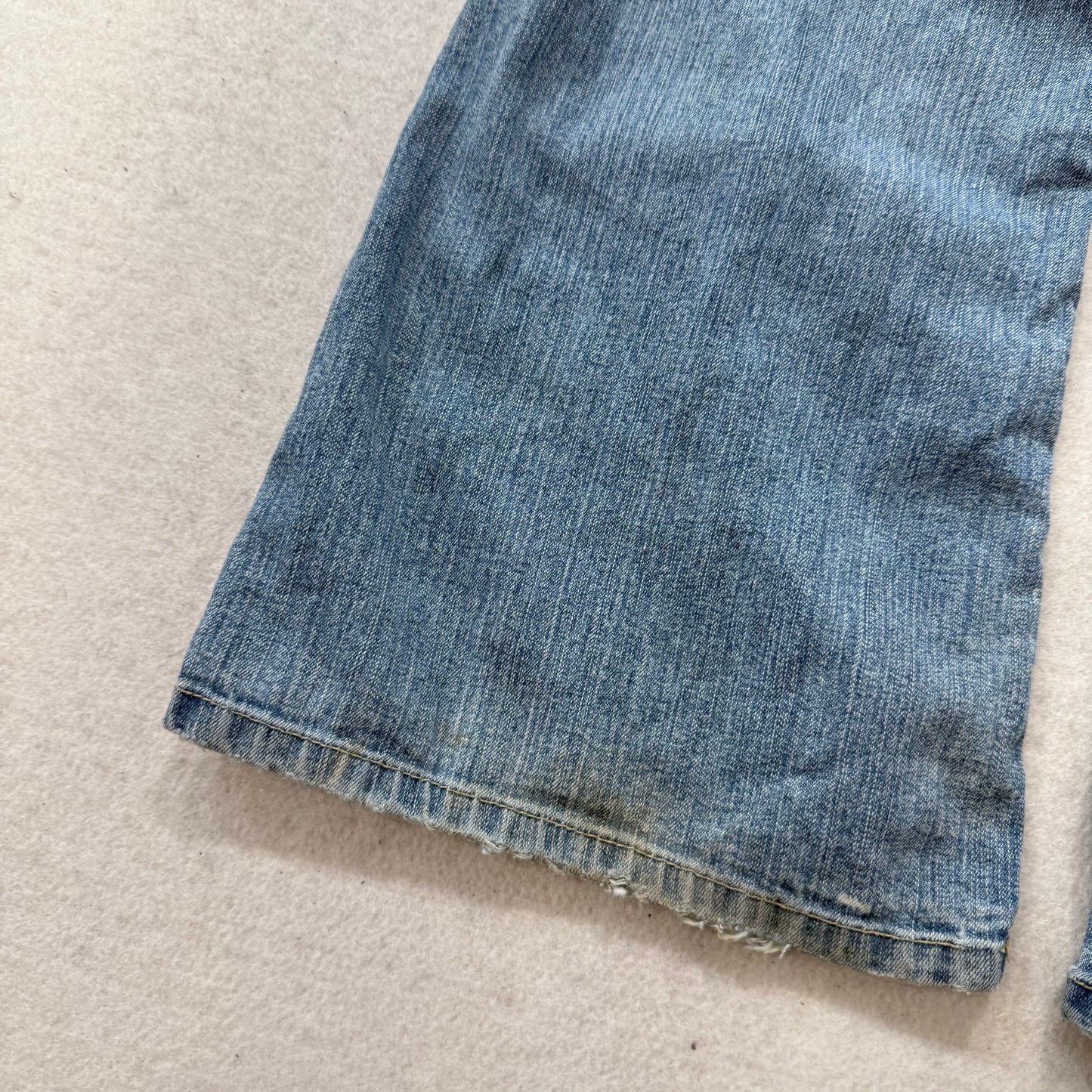 YMI Women's Light Wash Blue Denim Bootcut Jeans Low Rise Y2K Fashion Size 0