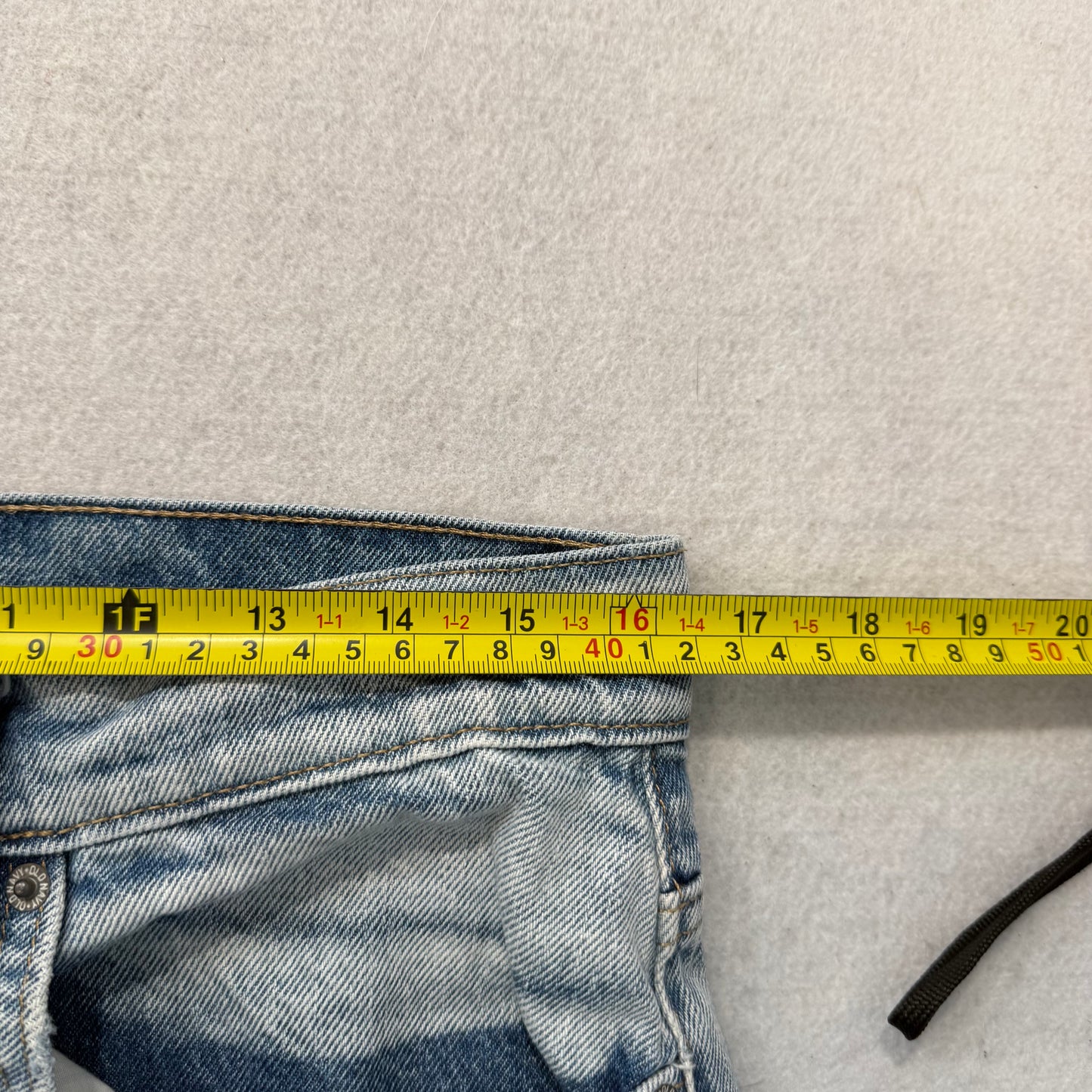 Old Navy Women's Light Wash Blue Denim Baggy Wide Leg Jeans High Rise Size 12