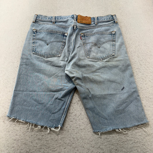 Levis Vintage 501xx Cutoff Denim Shorts Size 40 photo 2