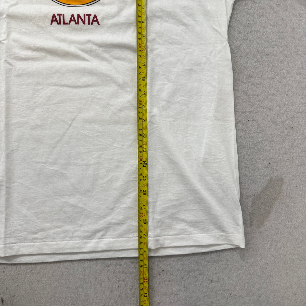 Hard Rock Cafe Atlanta tee length measurement