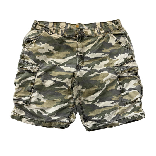 Carhartt Relaxed Fit Men's Camo Cargo Shorts Dual-Flapped Utility Pockets - W38