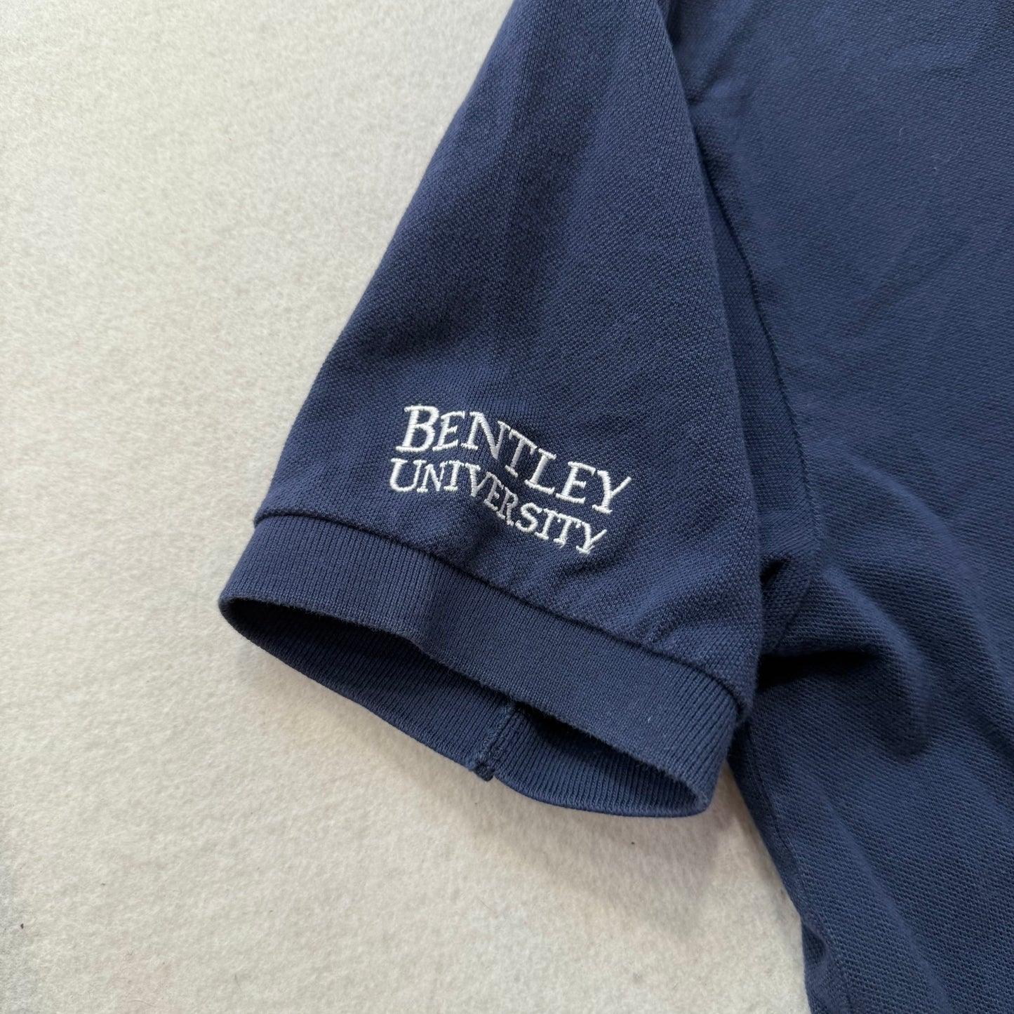 Polo by Ralph Lauren Men's Navy Blue Cotton Polo Shirt Short Sleeves Logo Size M