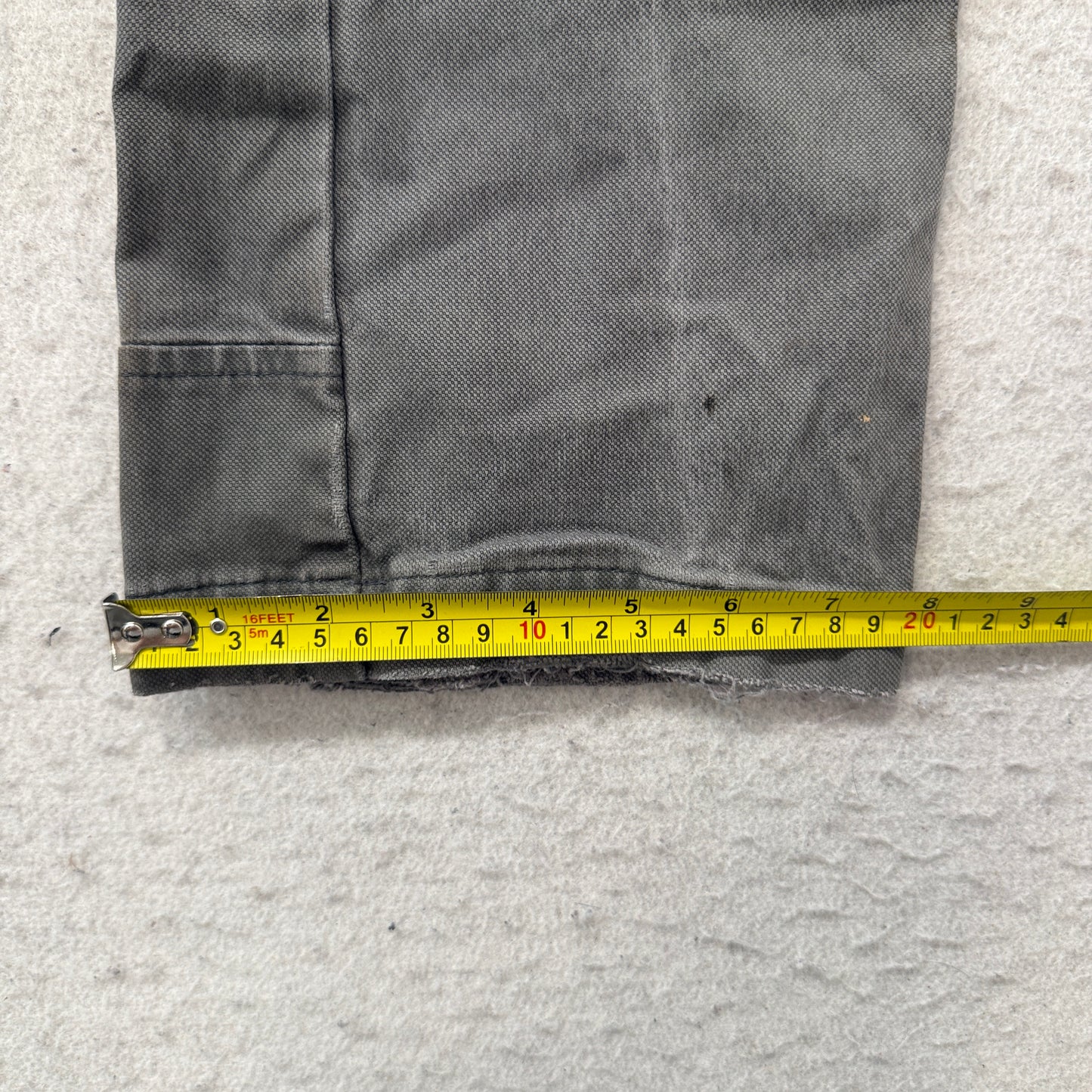 Wrangler All Terrain Gear Men's Grey Utility Pants Pockets Classic Size 34x32