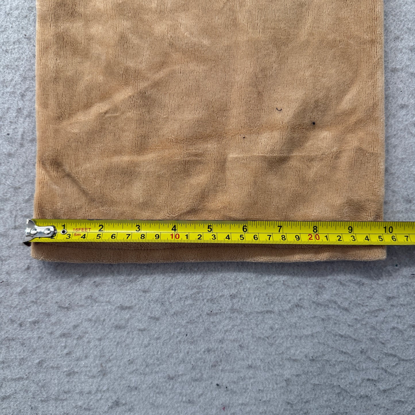 Vintage Juicy Couture Women's Camel Velour Flared Track Pants Drawstring Size L