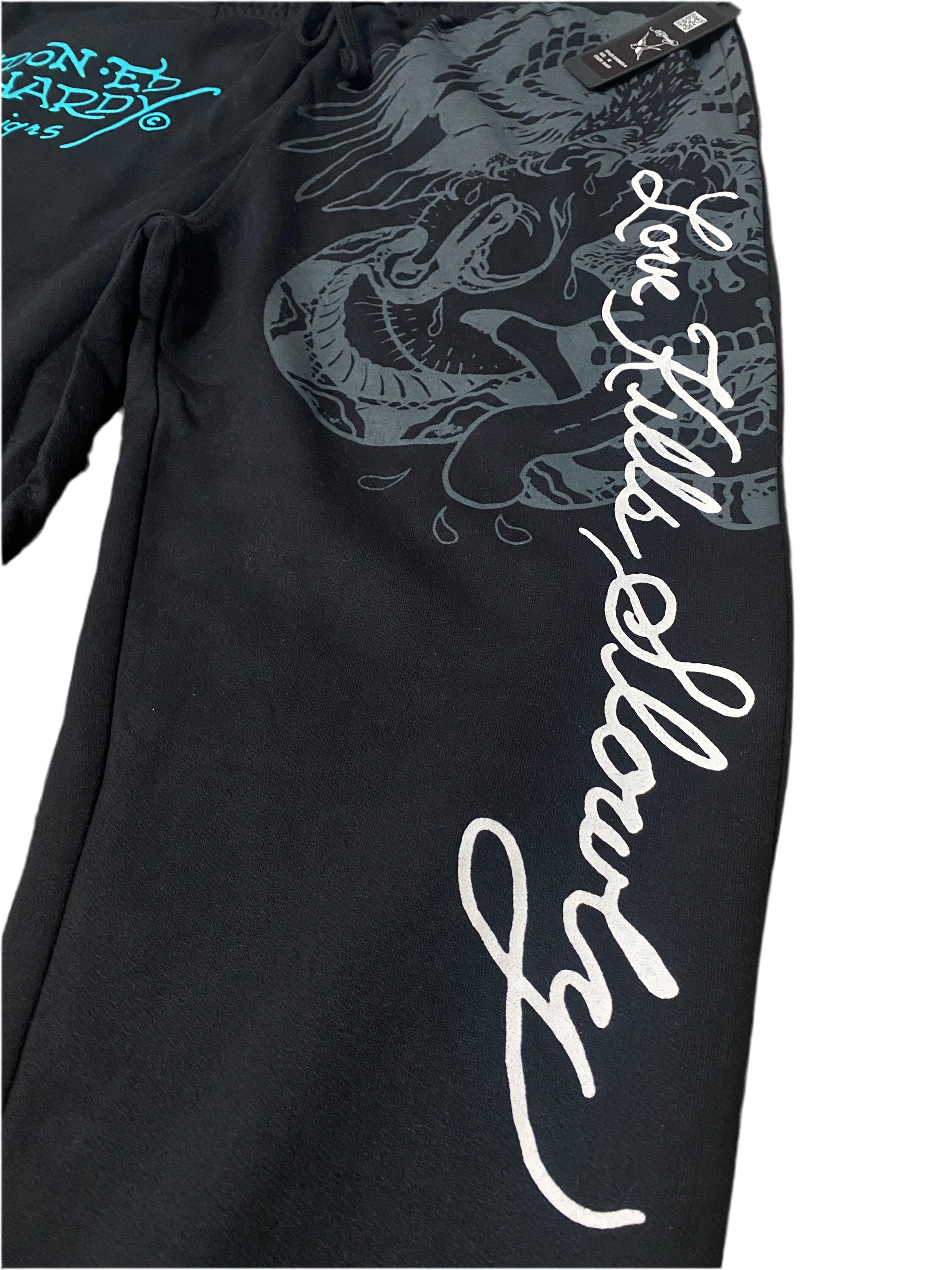 ED HARDY “CRAWLING TIGER” BLACK PANTS
