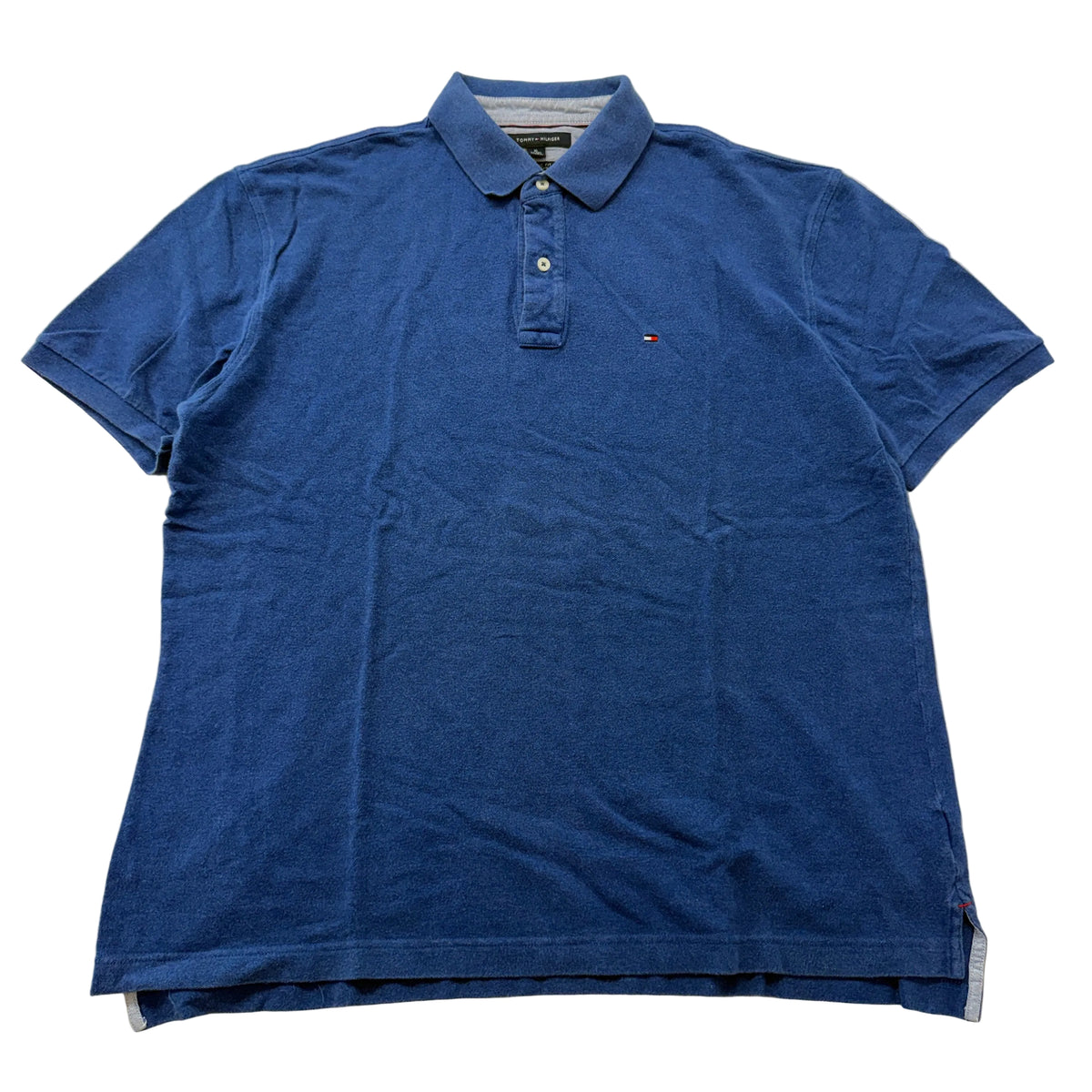 Tommy Hilfiger blue polo front